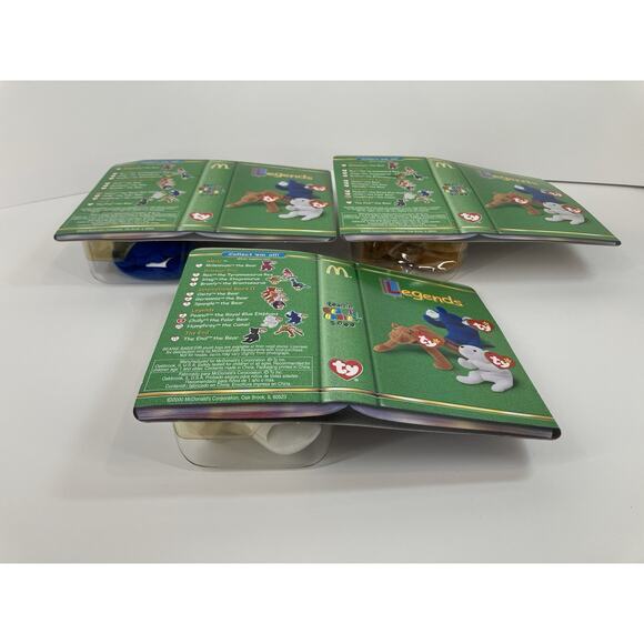 McDonald’s Happy Meal Ty Teanie Beanie Babies 2000 Legends Bundle (3pcs) - Picture 4 of 7